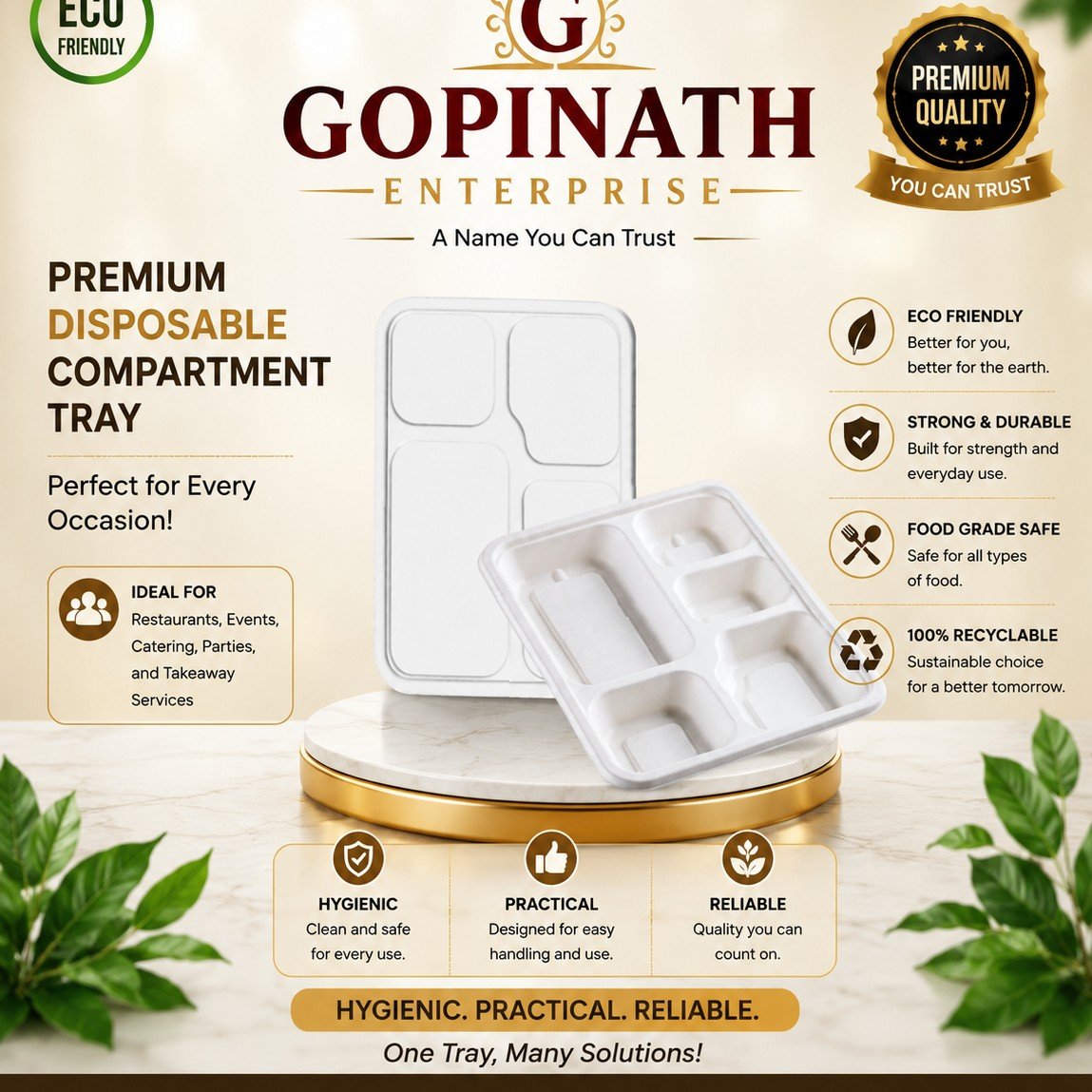 5 CP Meal Tray