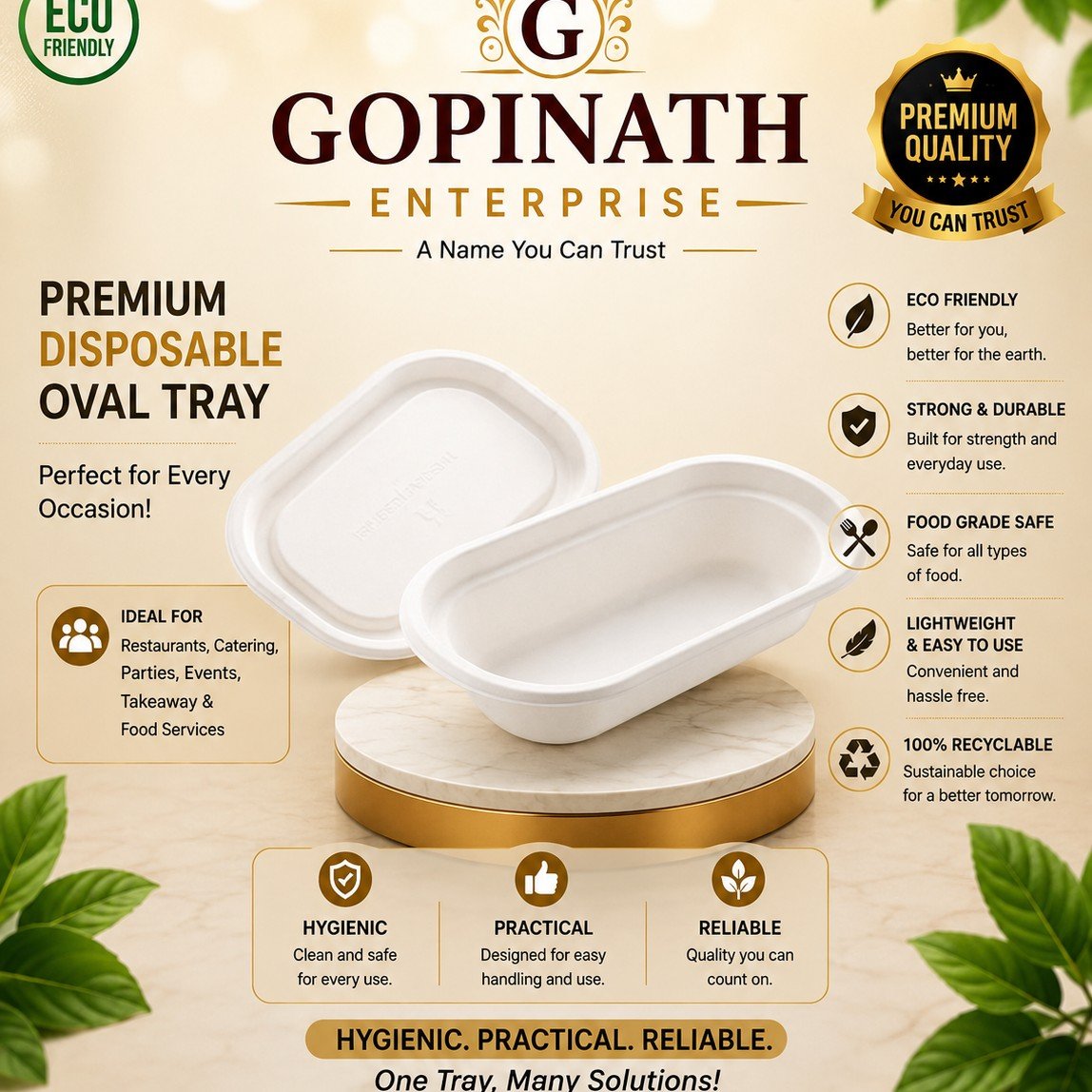 Oval Food Container (500ml)