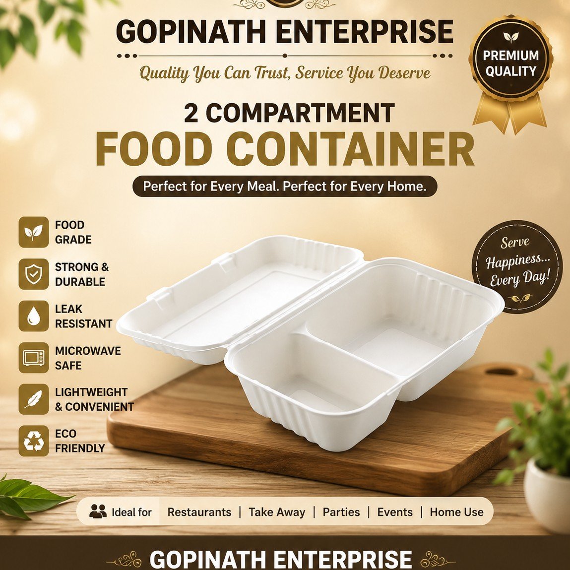 10*6 2CP Clamshell Box