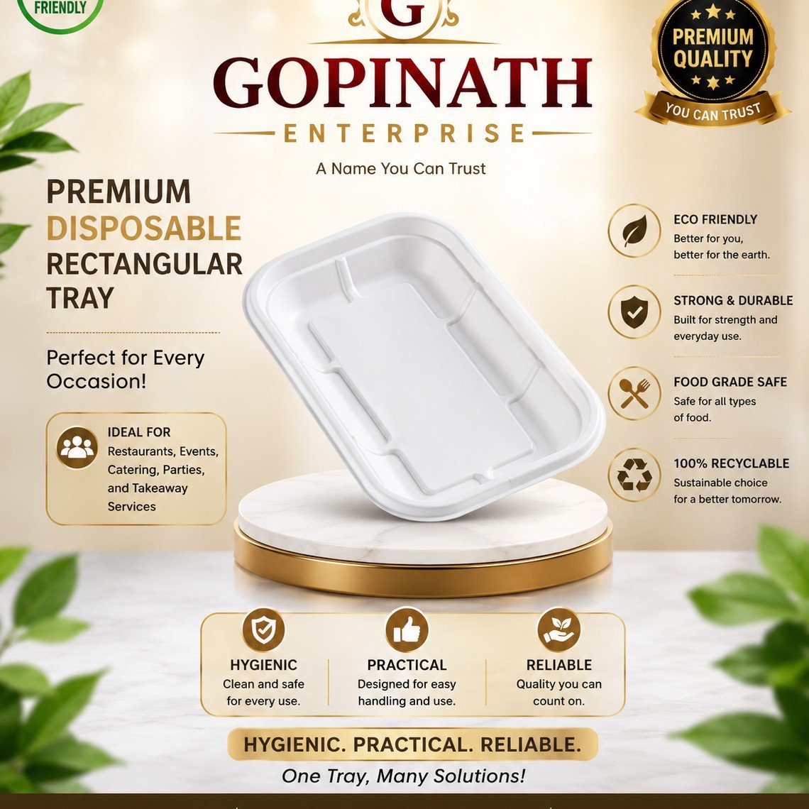 2D Tray Rectangular