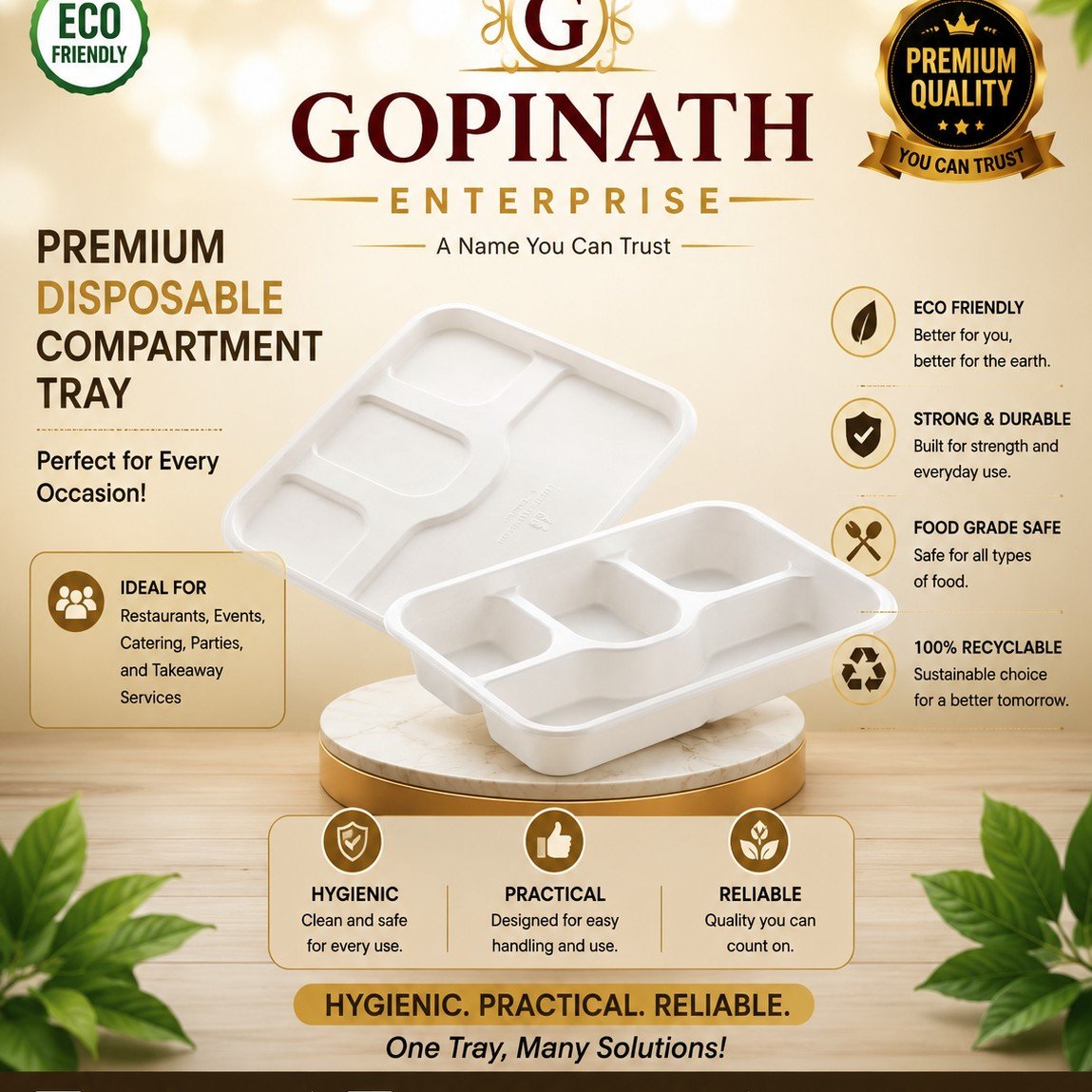 4 CP Meal Tray B2B
