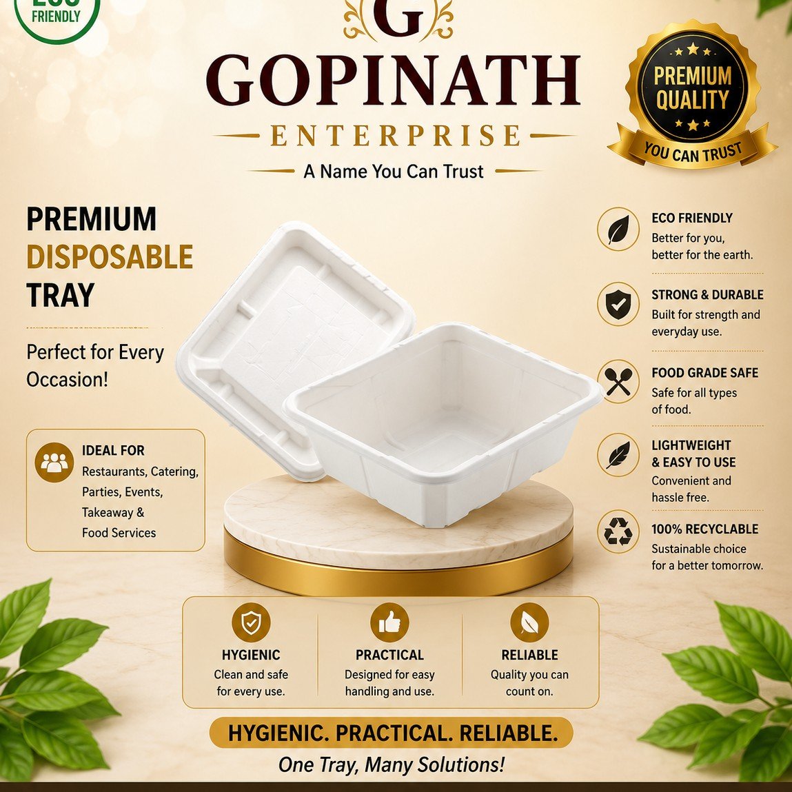 Rectangular Food Container (750ml)