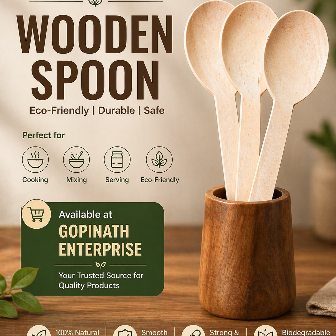 155  mm Wooden spoon