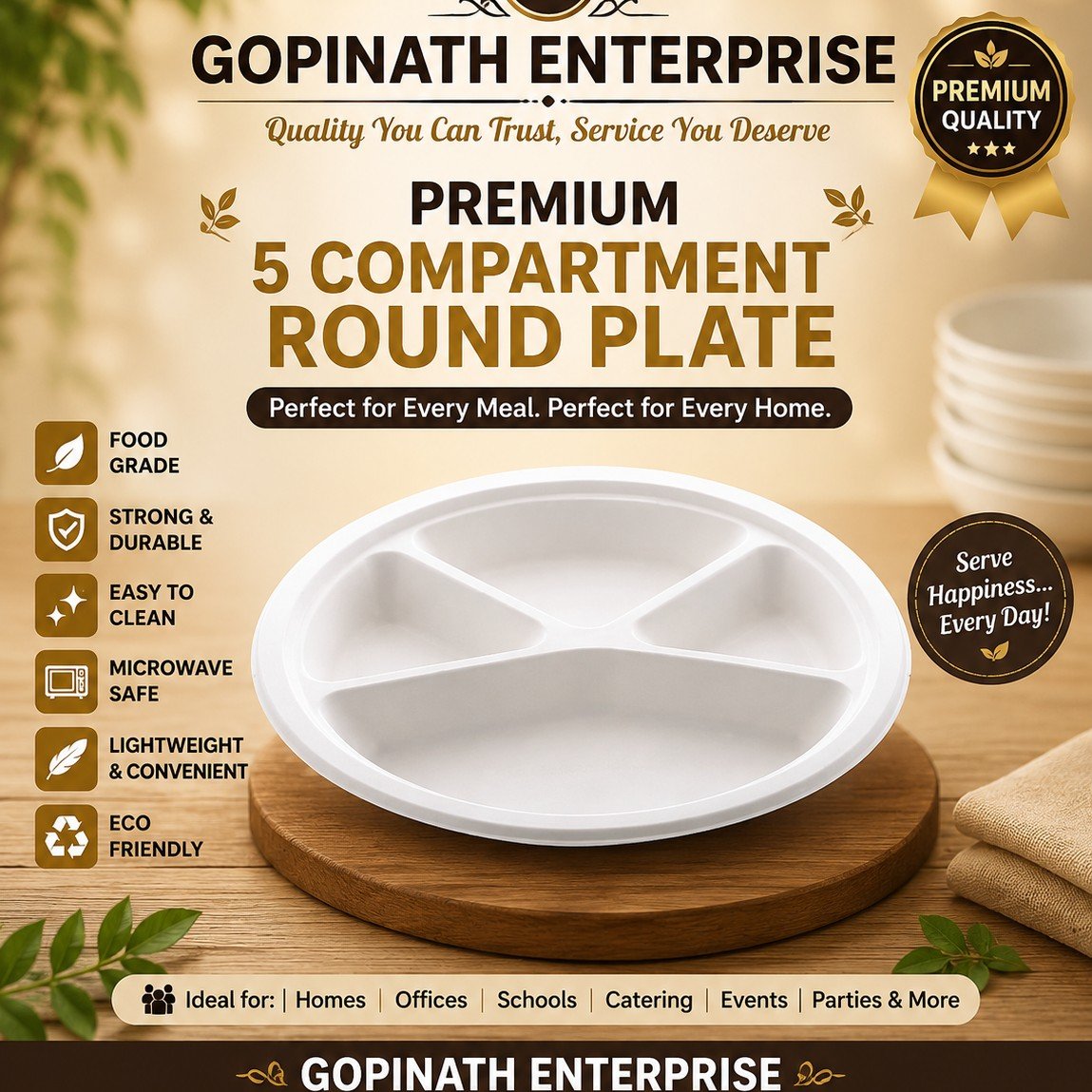 12" 4 CP Super Plate