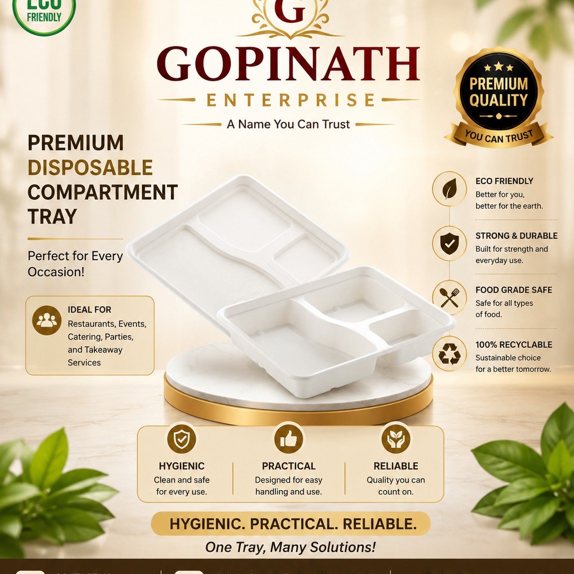 3 CP Meal Tray B2B